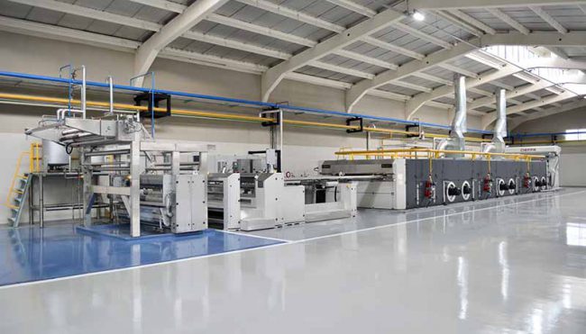 montagem de rama montagem de maquinas têxteis